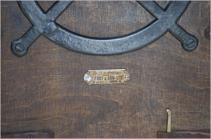 7004 Patent Antique Reading Table, Stand (J Foot Adapta Table) (5)